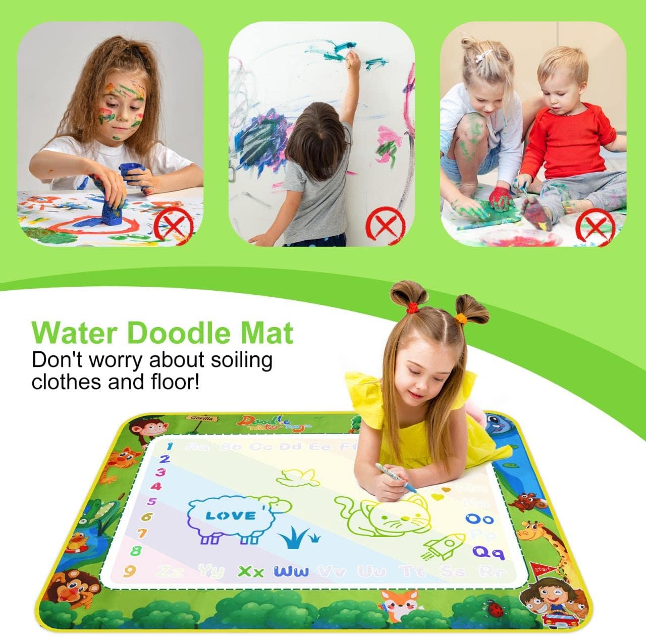 Kids Magic Water Drawing Mat