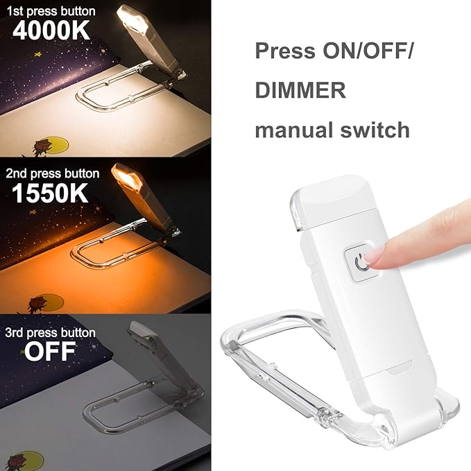 Book Reading Light Lamp