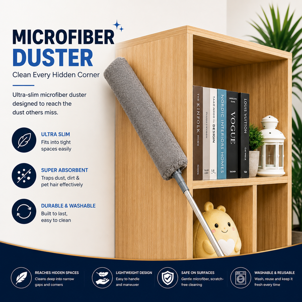 Extendable Microfiber Gap Duster Cleaner