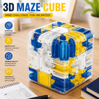3D Maze Cube Ball Puzzle Game