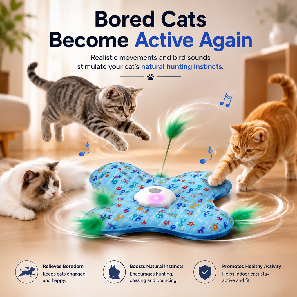 Hide and Seek Automatic Interactive Cat Toy