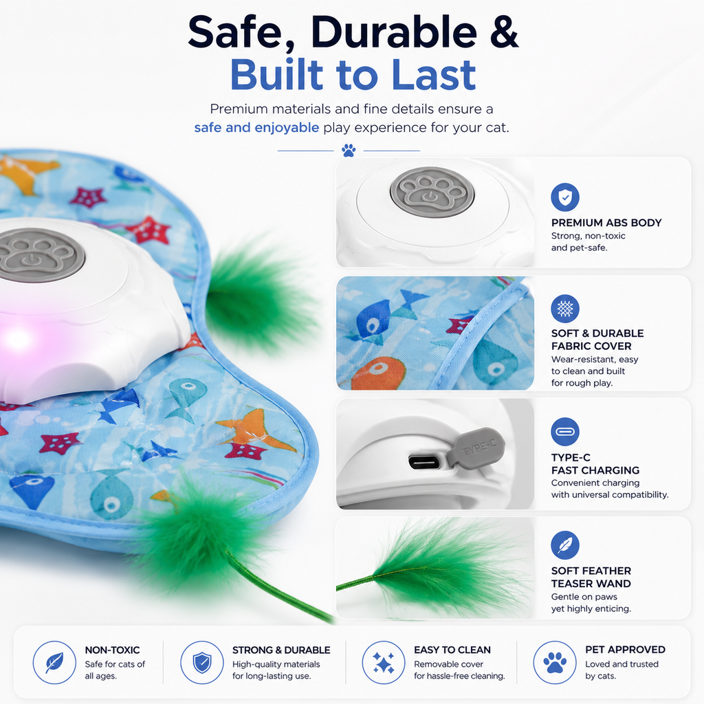 Hide and Seek Automatic Interactive Cat Toy
